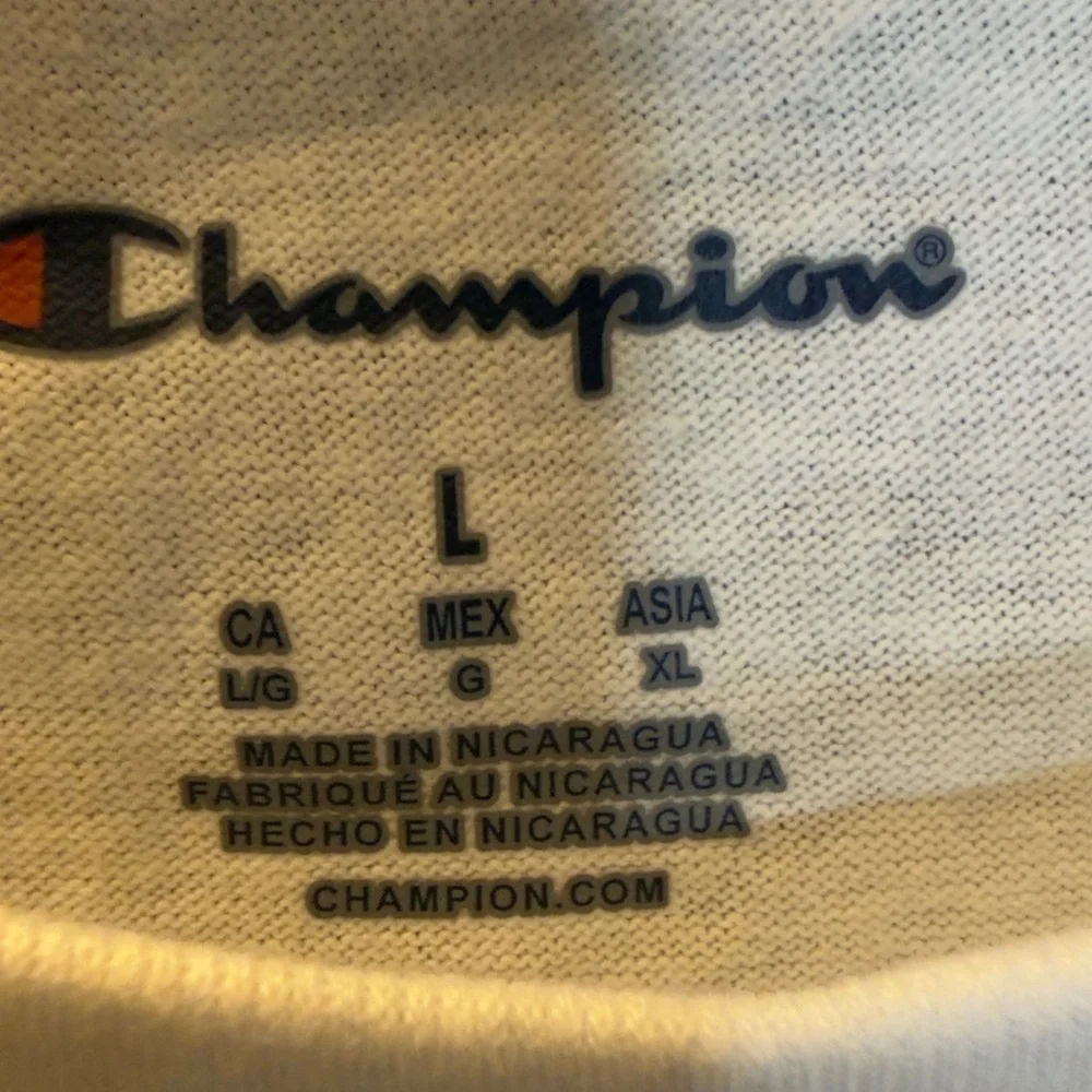 Champion White‎ and Blue Carolina Tee - Picture 6 of 7